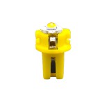 Led bulb 1 smd 3030 super bright, socket T5 B8.3D, yellow color, for dashboard and center console